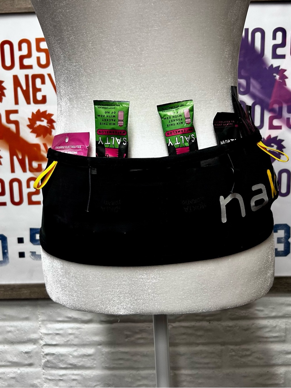 Naked running belt